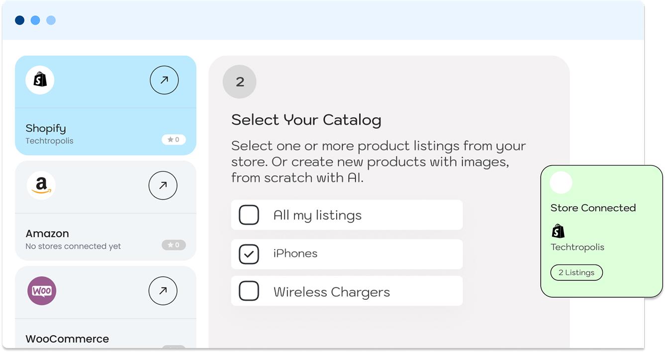 Integración Multi-Marketplace y Exportación de Listados