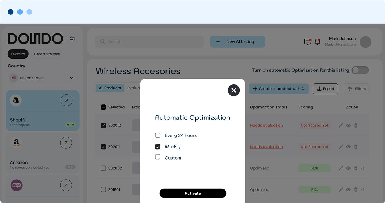 Optimización de Listados Impulsada por IA